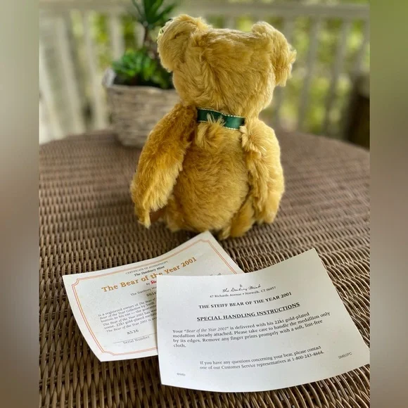 Steiff Golden Teddy Bear - Picture 3 of 8